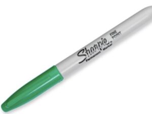 Rotulador permanente Sharpie fino verde