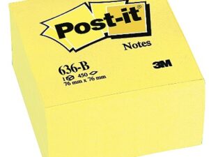 Cubo de notas adhesivas Post-it 450 hojas